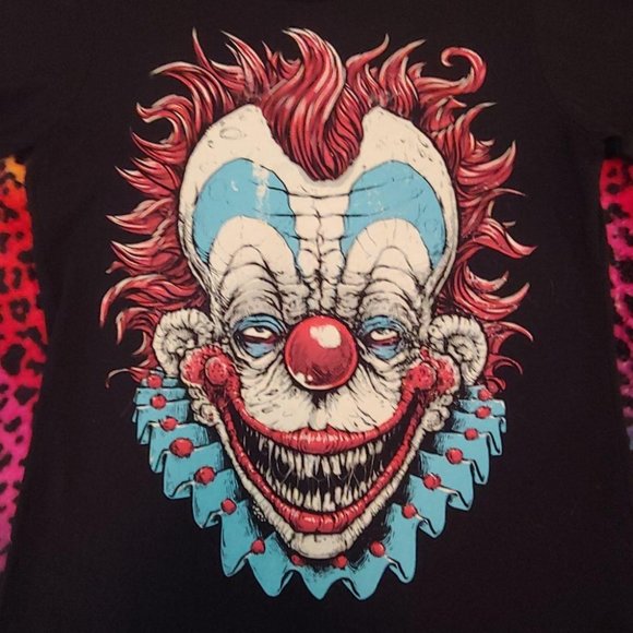 RARE Fright Rags Killer Clowns from Outer Space Girls XL T-shirt - Picture 1 of 3